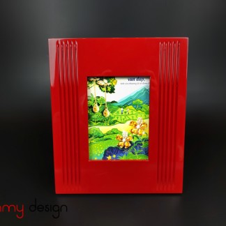 Red rectangle lacquer frame  31*26cm